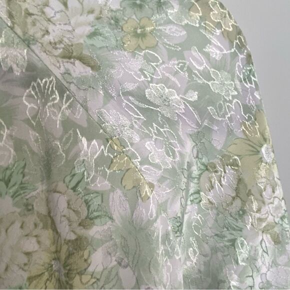 Handmade Womens Ethereal Brocade Cheongsam Gown Whimsigoth Fairy Vtg Dress S/M - Picture 5 of 12